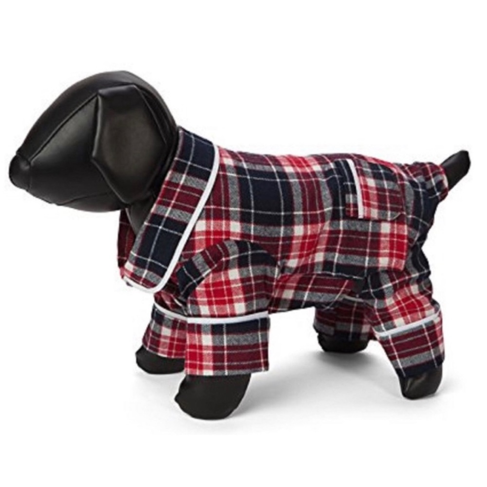 Fab Dog Green Plaid Flannel Pajamas - Picture 3 of 4